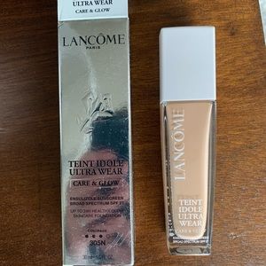 Lancôme Tient Idole Ultra Wear foundation 305N Care and Glow prestige makeup new